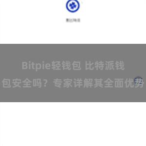 Bitpie轻钱包 比特派钱包安全吗？专家详解其全面优势