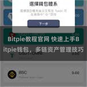 Bitpie教程官网 快速上手Bitpie钱包，多链资产管理技巧