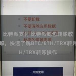 比特派支付 比特派钱包转账教程详解，快速了解BTC/ETH/TRX转账操作