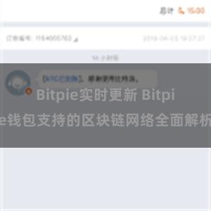 Bitpie实时更新 Bitpie钱包支持的区块链网络全面解析