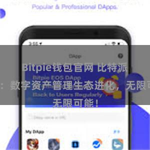 Bitpie钱包官网 比特派钱包：数字资产管理生态进化，无限可能！