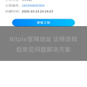 Bitpie官网地址 比特派钱包常见问题解决方案