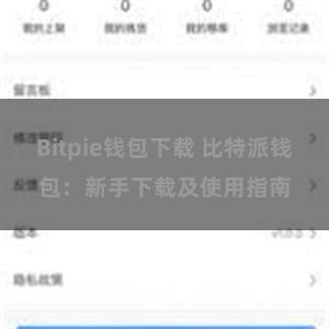 Bitpie钱包下载 比特派钱包：新手下载及使用指南