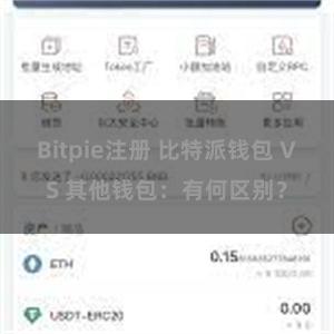 Bitpie注册 比特派钱包 VS 其他钱包：有何区别？