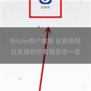 Bitpie用户教程 比特派钱包支持的所有稳定币一览