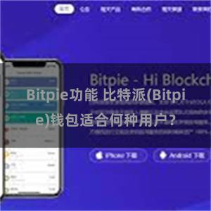 Bitpie功能 比特派(Bitpie)钱包适合何种用户？