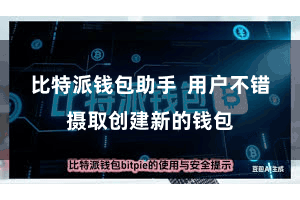 比特派钱包助手  用户不错摄取创建新的钱包